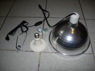 遠紅外線陶瓷加熱器 250W+鋁合金製陶瓷保溫燈罩(L) 不發光 歐洲安全認證 遇水不破裂 兔子 保溫燈 保暖燈 取暖燈