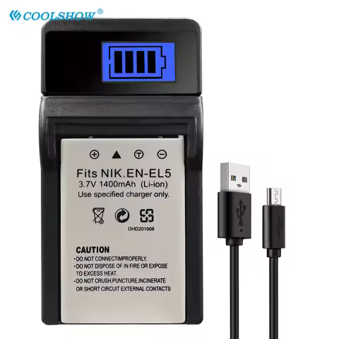 EN-EL5 ENEL5 EN EL5 Battery for Nikon Coolpix P90 P100 P500 P510 P520 530 P5000 P5100 5200 7900 P600