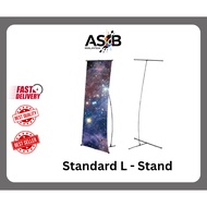 Standard L Stand, Banner Bunting stand L shape stand 60x160cm [L-S]