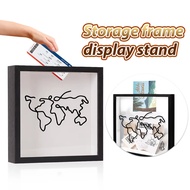 20*20cm Ticket Display Box Used to support ticket pieces and tickets in airplane ticket memory frame