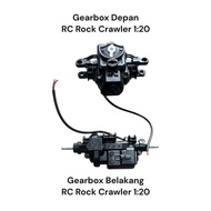 MESIN RC ROCK CRAWLER SPARE PARTS FRONT GEARBOX AND REAR GEARBOX RC RC 1:20 1:22 FRONT AND REAR GEAR