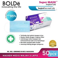BOLDe Masker Super Mask Surgical 50 pcs