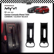 Perodua Myvi G3 2018-2024 Center Console Panel Trim Gear Box Cover Carbon Black Interior Accessories