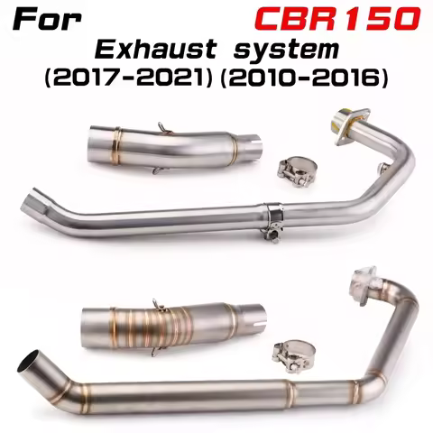 NEW For CBR150 2017-2021 CBR125 CBR125R CB125R CBR150R CB150R Motorcycle Exhaust Modified Middle Fro