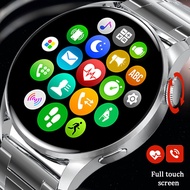 Smartwatch สมาร์ทวอทช์ Bluetooth Call Smart Watch Men Full Touch Screen IP68 Waterproof Wireless Charging Heart Rate Smartwatch For Huawei Xiaomi PhoneSmartwatch สมาร์ทวอทช์ Black Silicone