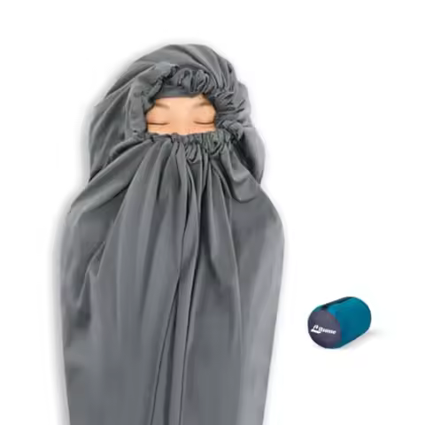 Thermolite All Season Sleeping Bag Liner Add Up to 22°F/ 12°C Mummy Sleeping Sack for Backpacking Ca
