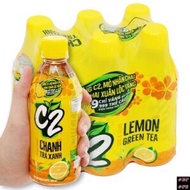 Lot of 6 bottles of C2 Lemon/Apple/Peach flavor 360ml