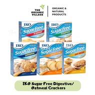 IKO Sugar Free Oatmeal Crackers (9 Grains, Oat Bran, Digestive, Pumpkin) Healthy Biscuits