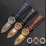 Substitute Baida Purley Watch Strap Genuine Leather Parrot Screw Strap 5712G 5711 Notch 13 Bracelet 