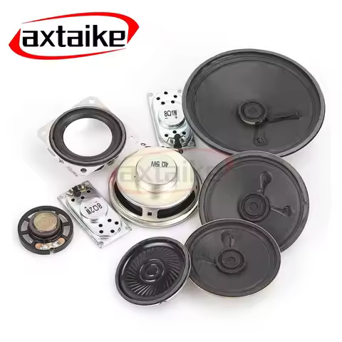 Speaker 8 OHM 4 Ω 0.5W 1W 2W 3W 5W Round Square Toys DIY Speaker Audio Accessories 20/23/28/30/36/40