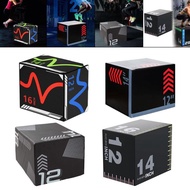 [Serenable] 3 in 1 Plyometric Jumping Box Versatile Portable Step up Box Jumping Exercise