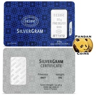 TB9 5g / 10g / 20g IGR silver bar Istanbul Gold Refinery 999 silver bar