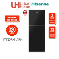 Hisense 2 Door Fridge Inverter Refrigerator (320L) RT328N4ABN / RT328