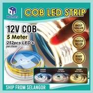 5 Meter LED Strip DC12V COB LED Strip Light High Density Flexible COB LED Strip Light (5Meter)