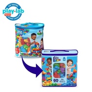 Fisher Price Mega Blocks BIG Building Bag (60 pcs) Educational Building Block Toys for Toddlers