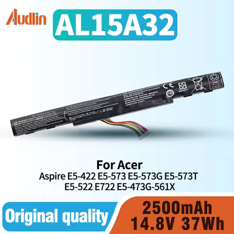 AL15A32 Laptop Battery for Acer Aspire E5-553G E5-772G E5-573G E5-473G E5-573G-57IR E5-473G E5-473G-