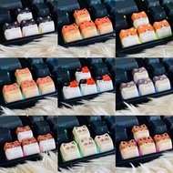 ((Only Keycap, Not Keyboard) Popular Cat Ears-Jianzhou Cat Healing Series Cat Customized Mechanical 