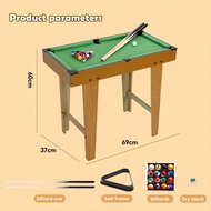 Billiard Table Set for Kids 27x14 inches Mini Billiard Table Set with Tall Feet Pool Table Set