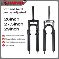 Suspension Fork Bike MTB Fork Mechanical Shock Aluminum Alloy Bolany Coil Fork 26 27.5er inches