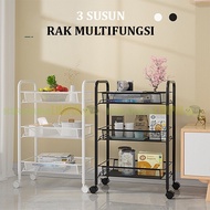 3-Tier Push-Out Shelf Multi-Purpose Shelf 3-Tier Kitchen Bedroom Shelf