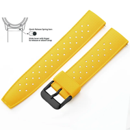 Tropical Silicone Strap Quick Release Watch Band 18mm 20mm 22mm Rubber Tropic Strap Smart Watch Stra
