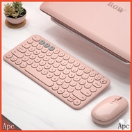 Apc Rechargeable Bluetooth keyboard for ipad mini can be connected to mobile phone tablet dedicated Apple K098S keyboard wireless keyboard and mouse keyboard for ipad  classification lovely pink keyboardfor Online Class