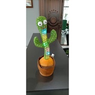 Cactus Toy Smart Doll Cactus Joget Joged Shake Can Talk Record Talk Dancing Dance Dancing