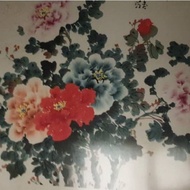 Pre-Loved Vintage Chinese Art Painting - 3 Feet By 5 Feet 2 Inches