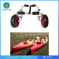 [Almencla1] Canoe Transport Cart Boat Kayak Canoe Cart Elastic Strap Carrier Cart Canoe Beach Cart