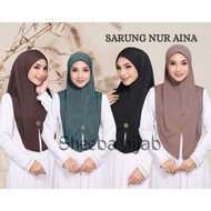 Sarung Nur Aina  -free Sizs -material Ribbed -warna 25-30 Hijab