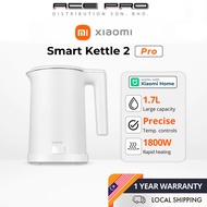 Xiaomi Smart Kettle 2 Pro | Large 1.7L Capacity | Rapid 1800W Heating | Dual Water Boiling Modes | U
