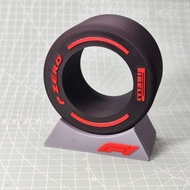 Ornaments F1 F1 Racing F1 Peripheral Desktop F1 Logo Stand F1 Formula Car Tire Style High-Value YQ