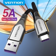 Vention Type C Cable 1M 3A 5A USB C Fast Charging Cable Mobile Phone USB Type-C Cables