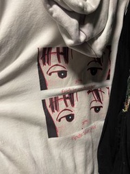 Overprint hoodie Rainbow eyes