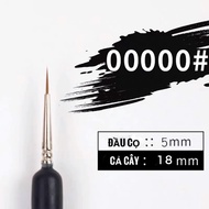 Ultra-thin brush 00000 clay