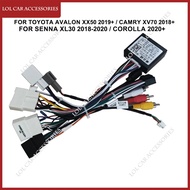 For Toyota Avalon XX50 2019+ / Camry XV70 2018+ / Senna XL30 Car Radio GPS MP5 Android Player Power 