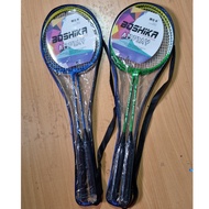 Set of two Boshika 8008 badminton rackets
