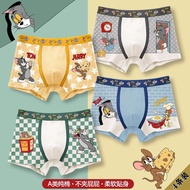 Pure Cotton Boy's Underwear Boxer Boxer Shorts Cartoon Breathable Children's Underwear Boy's Boxer S