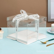 Transparent Transparent Cake Box 13cm 20cm 27cm 33cm 40cm Birthday Cake Box Baking Packaging Box Hei
