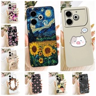 For Tecno Pova 6Neo Cover For Tecno Pova 6 Neo Case Silicone Fashion Cute Cat Funny Pattern Casing