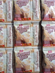 CREAMY LATTE - Kopi Creamy Latte Sachet isi 10pcs - kopi instan murah meriah promo