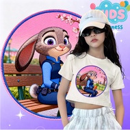 (24 Hours Delivery) In 2026 Girls Short Sleeve T-Shirt 1 Cotton Printed A38