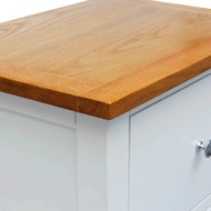 Vidaxl Nightstand 14.2"x11.8"x18.5" Solid Oak Wood 2025