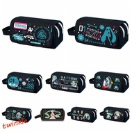 TWINKLE1 Hatsune Miku Pencil Case, Large Capacity Multi-layered Stationery Storage Bag, Kids Gift Cr