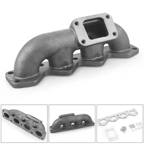 For Mazda Miata NA 1990-1993 Cast Iron T3/T4 Turbo Manifold Header For Car with 1.6L Dohc B6ZE, B6RS