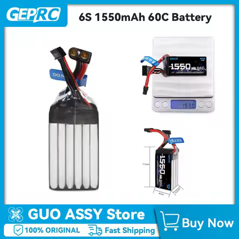 GEPRC 6S 1550mAh 60C Battery Suitable For 3-5Inch Series Drone For RC FPV Quadcopter Freestyle Serie