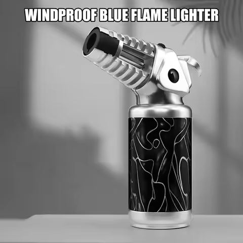JOBON Multi-function Strong Flame Gun Lighter Sustainable Flame Ignition Flame Adjustable Cigar Camp