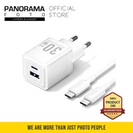 Vention 2 in 1 30W Type C Charger Head Adapter - USB A Kit USB C to C Cable