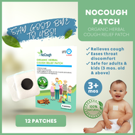 BIG SALE 1 box (12patches) NoCough Organic Herbal Cough Relief Patch No Cough Organic Herbal 12 hour