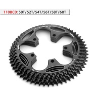 Bicycle 110BCD Road Bike Disc 50T52T54T56T58T60T Bicycle Crankset Accessories